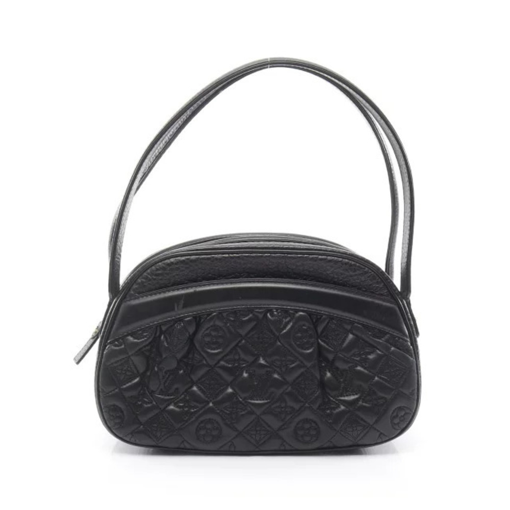 Louis Vuitton Clara Monogram Vienna Shoulder Bag Leather Black